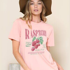 Raspberry Shirt, Fruit Shirt, Farmers Market Shirt, Cute Summer Shirt